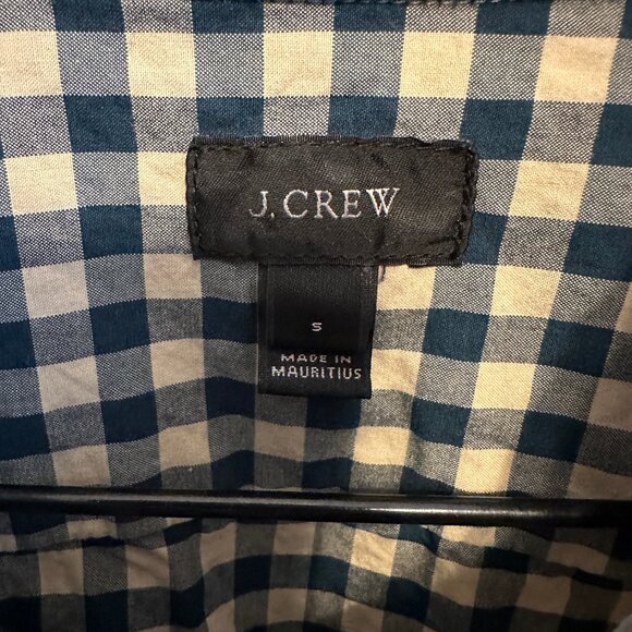 J Crew Button-Down Dress Shirt (Forest Green x Cream) - Picture 9 of 9